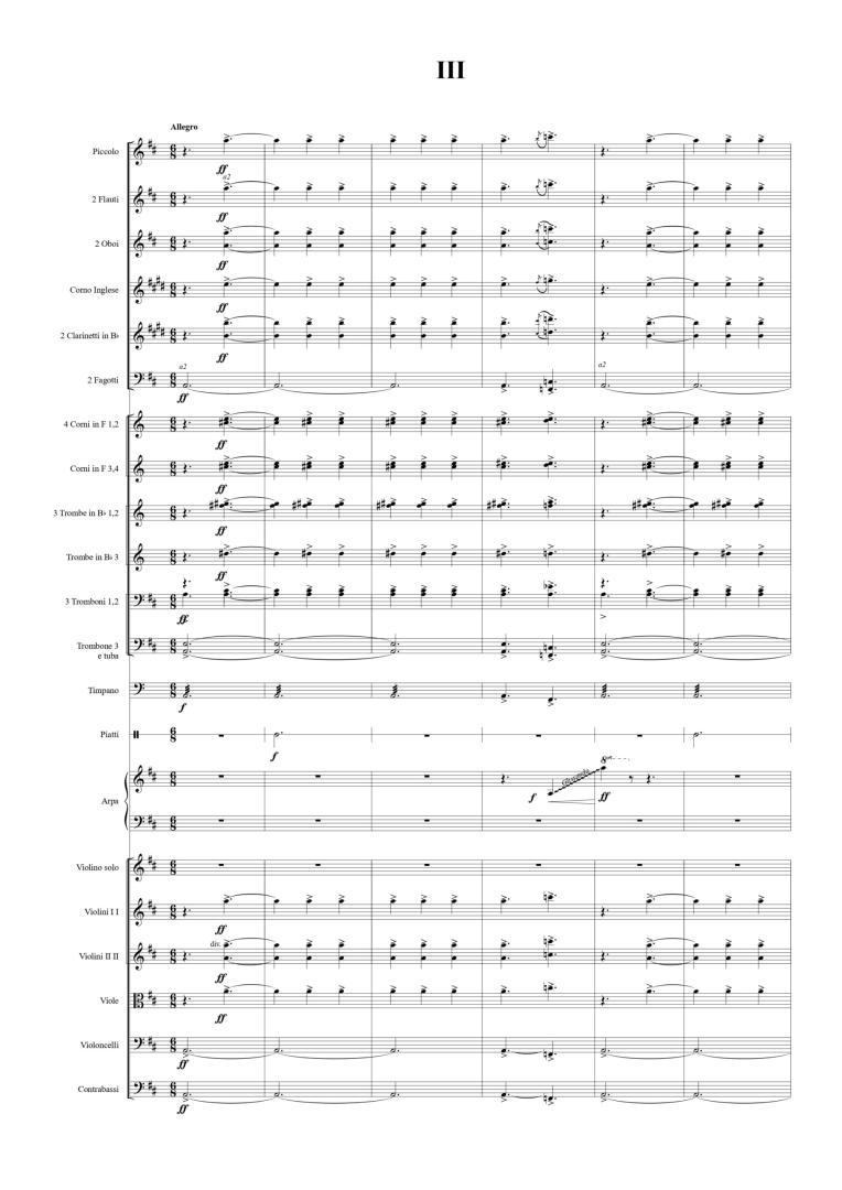 Concerto for Violin and Symphony Orchestra