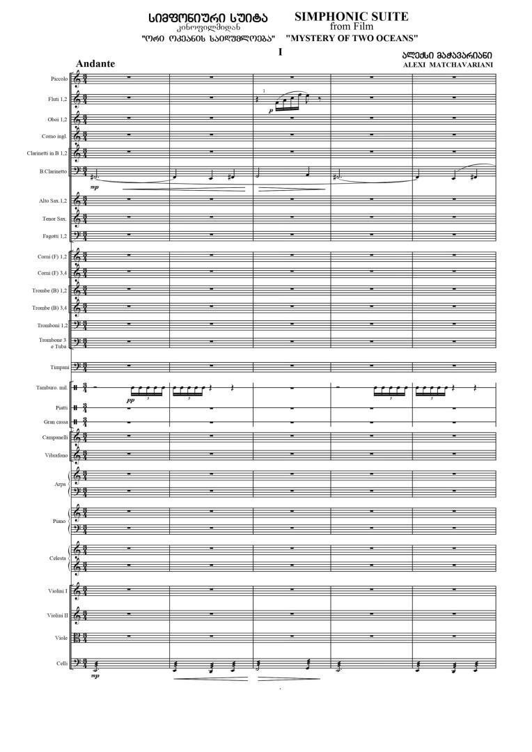 The Mystery of the Two Oceans  –  Symphonic Suite from the Movie “The Mystery of the Two Oceans”