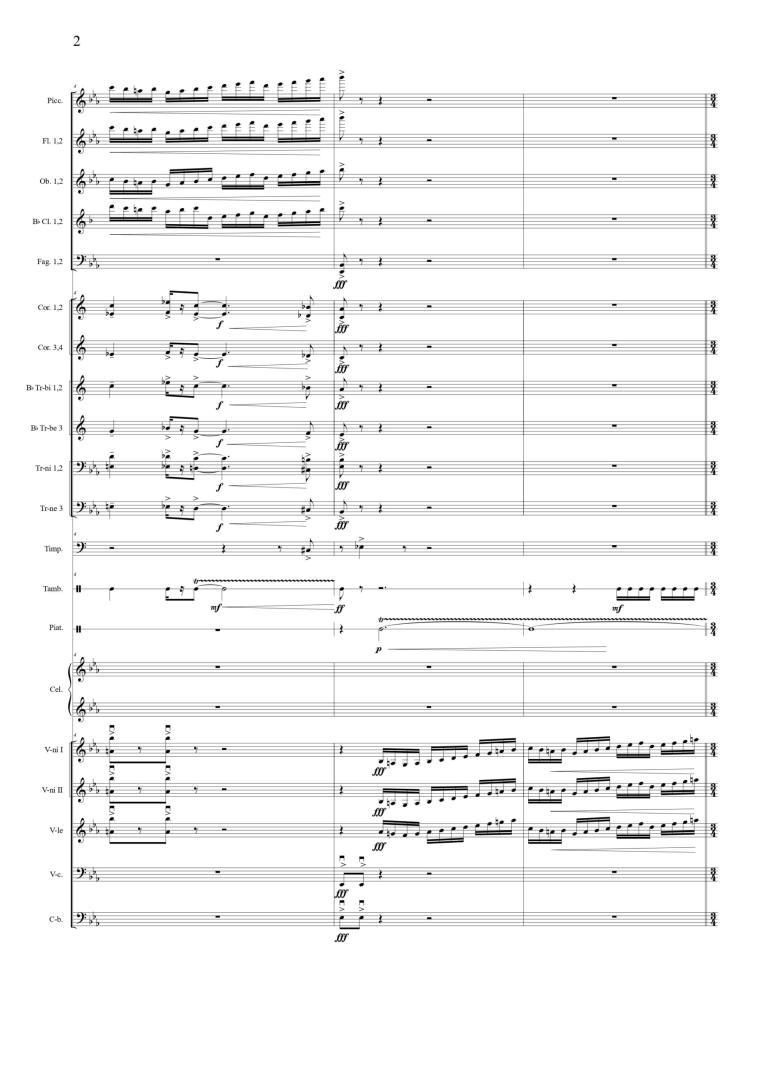 Overture – Scherzo – for Symphony Orchestra