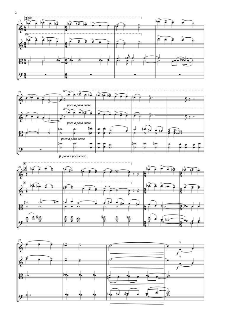 String Quartet N3 “Epitaph”
