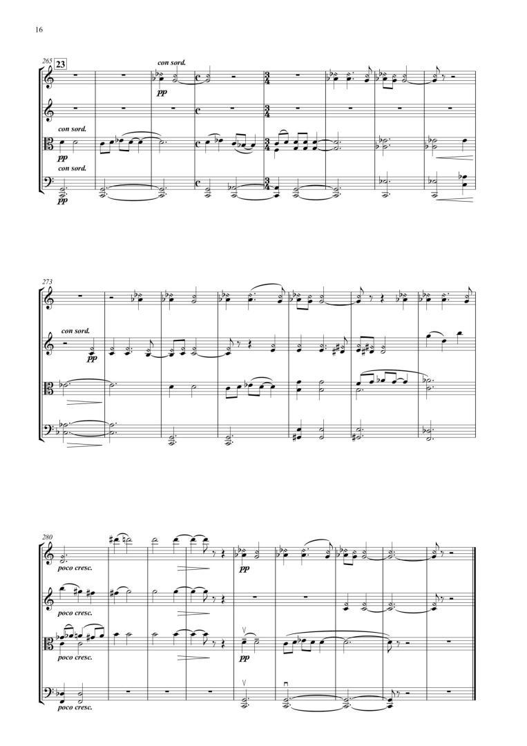 String Quartet N3 “Epitaph”